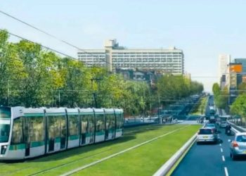 Trambús y los colectivos eléctricos en CABA