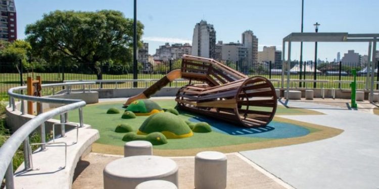 Reformas en el Parque la Vuelta de Obligado