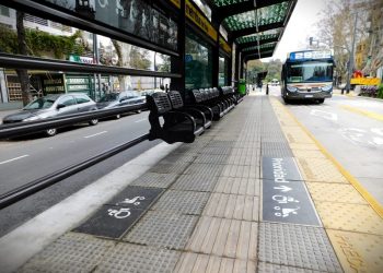 Incorporan pictogramas de accesibilidad en colectivos porteños