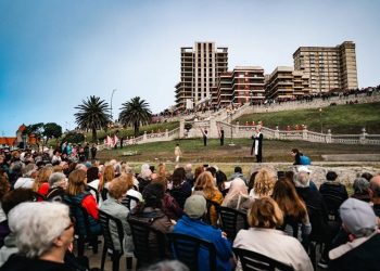 Patrimonio marplatense: reinauguró la histórica Escalera Imperial