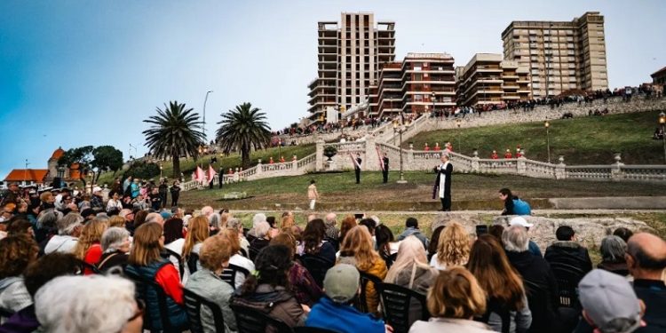 Patrimonio marplatense: reinauguró la histórica Escalera Imperial